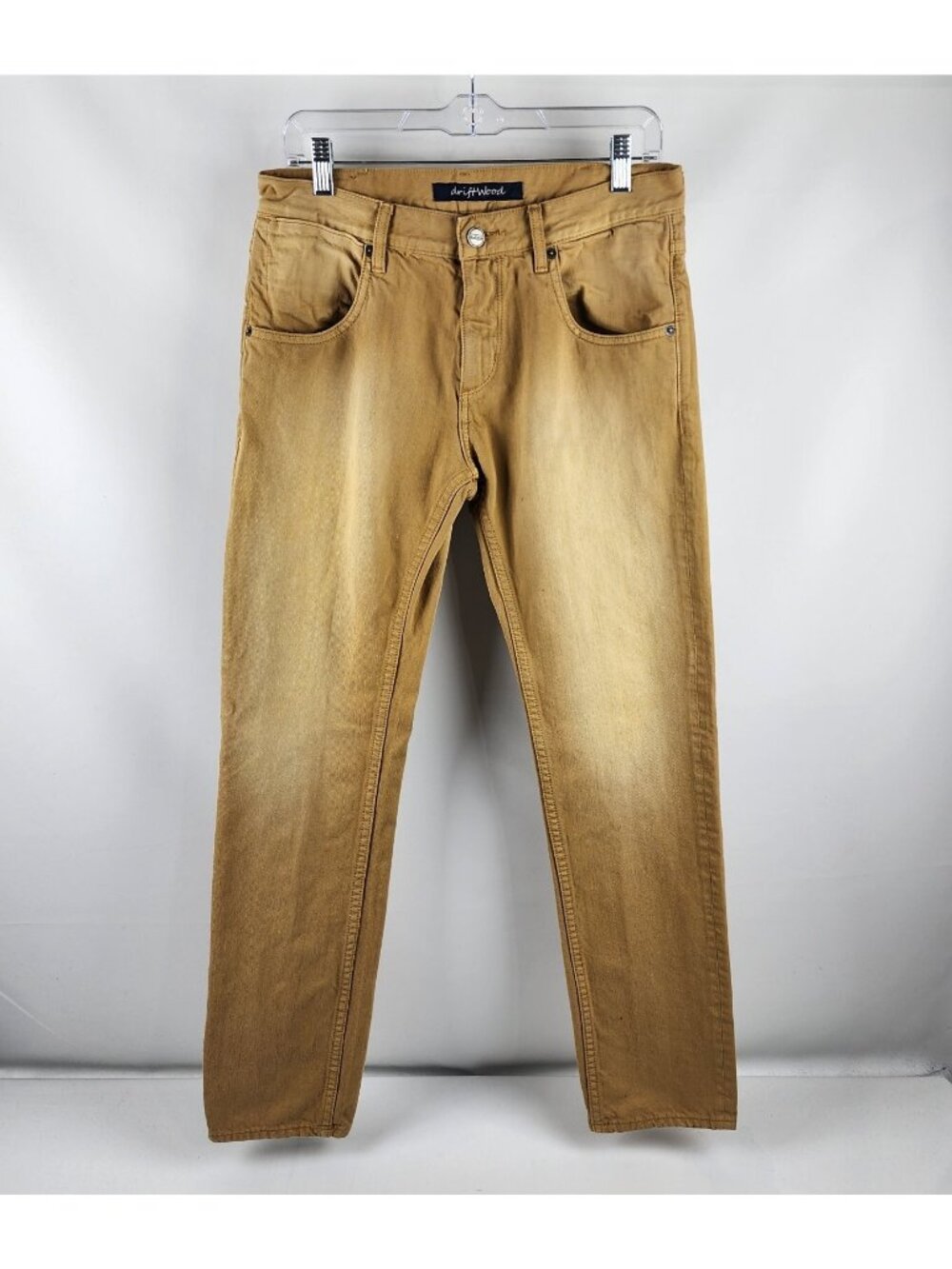 Driftwood Jeans Mens 32x31 Brown Straight Leg Denim